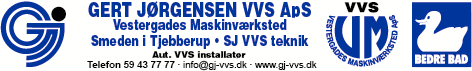 Gert Jørgensen VVS Logo